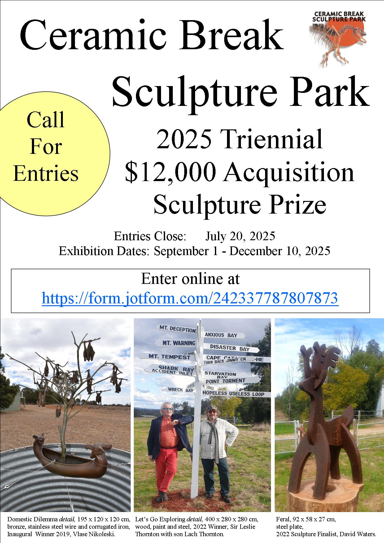 Sculpture Acquisition Entries open 2025